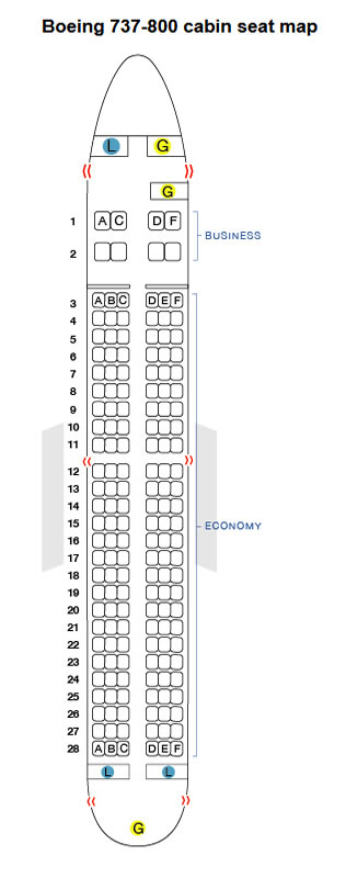 Hong Kong Airlines Boeing 737 Seating Chart