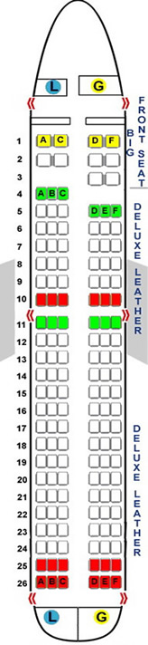 American Eagle Airline Seating Chart